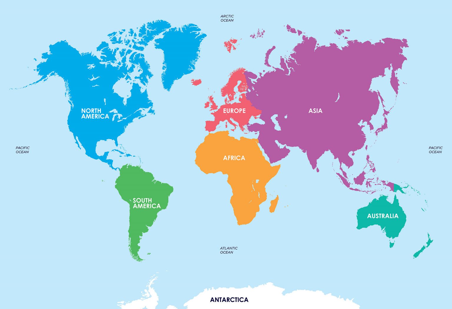 Mapa continentes