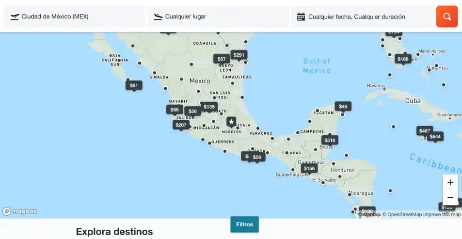 Mapa Explore